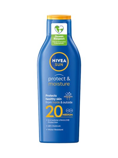 Nivea Sun Protect & Moisture nawilżający balsam do opalania SPF20 200ml