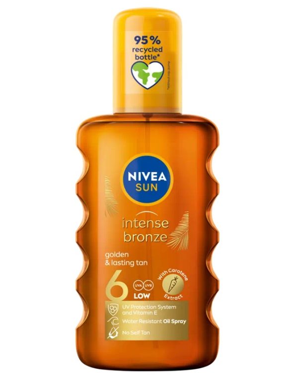 Nivea Sun olejek karotenowy do opalania w spray'u SPF6 200ml