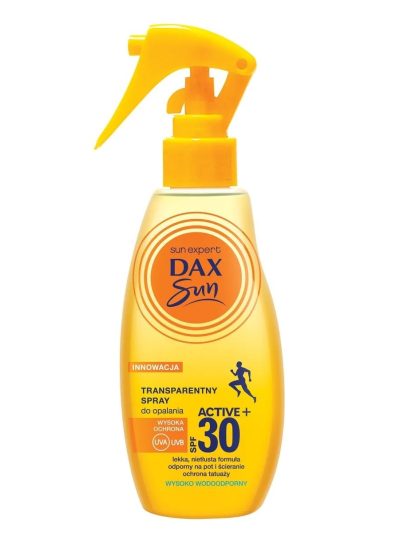 Dax Sun Transparentny spray do opalania Active+ SPF30 200ml