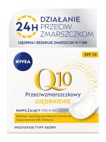 Nivea Q10 Ujędrnienie przeciwzmarszczkowy nawilżający krem na dzień SPF30 50ml