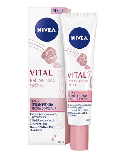 Nivea Vital Promienna Skóra 3w1 serum piękna 40ml