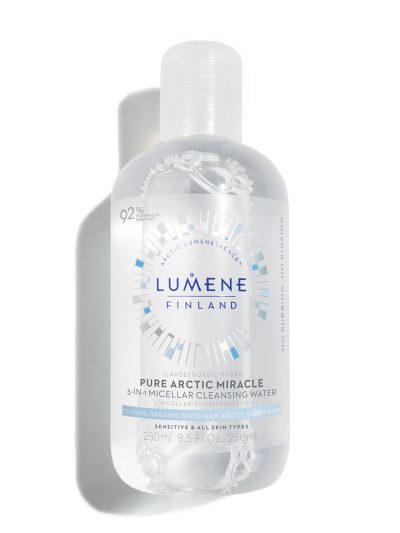 Lumene Nordic Hydra Lahde Pure Arctic Miracle 3-in-1 Cleansing Water płyn micelarny do demakijażu twarzy 250ml