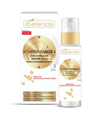 Bielenda Chrono Age odbudowujące serum przeciwzmarszczkowe na noc 30ml