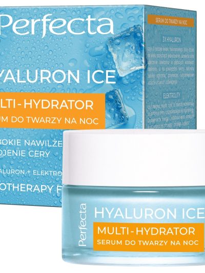 Perfecta Hyaluron Ice Multi-Hydrator serum do twarzy na noc 50ml