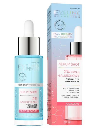 Eveline Cosmetics Serum Shot kuracja nawilżająca 2% kwas hialuronowy 30ml