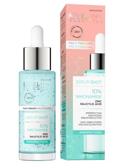 Eveline Cosmetics Serum Shot kuracja na niedoskonałości 10% niacynamid 30ml