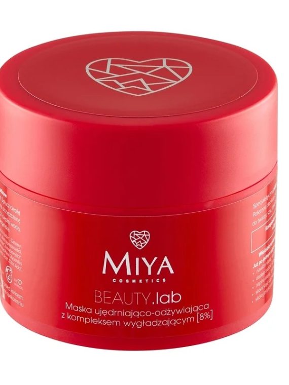 Miya Cosmetics BEAUTY.lab maska ujędrniająco-odżywiająca z kompleksem wygładzającym 8% 50ml