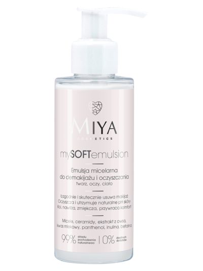 Miya Cosmetics MySOFTemulsion emulsja micelarna do demakijażu i oczyszczania 140ml