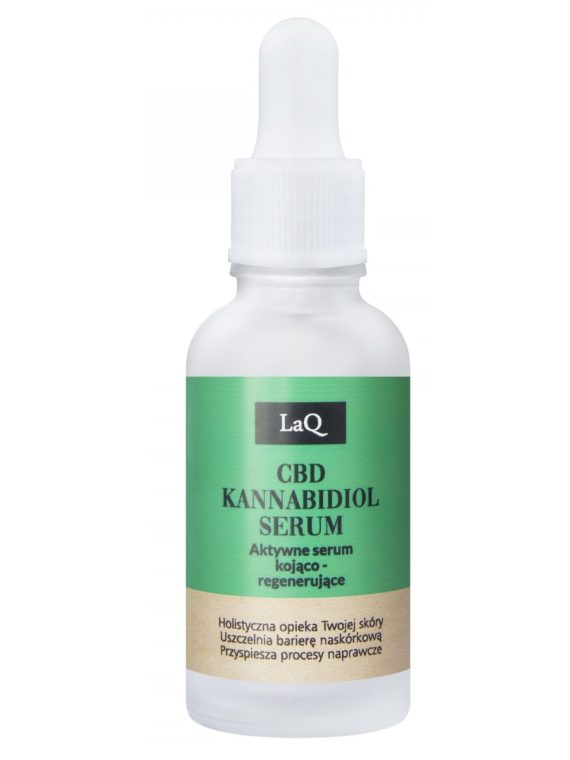 LaQ CBD Kannabidiol aktywne serum kojąco-regenerujące 30ml