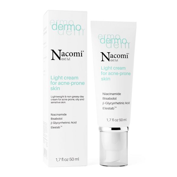 Nacomi Next Level Dermo lekki krem do cery trądzikowej 50ml