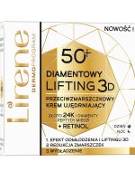 Lirene Diamentowy Lifting 3D przeciwzmarszczkowy krem ujędrniający 50+ 50ml