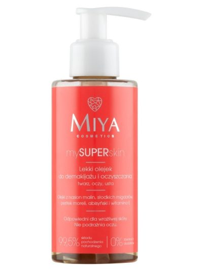 Miya Cosmetics mySUPERskin lekki olejek do demakijażu i oczyszczania twarzy 140ml