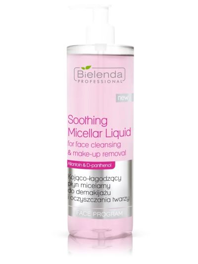 Bielenda Professional Soothing Micellar Liquid kojąco-łagodzący płyn micelarny do demakijażu i oczyszczania twarzy 500ml