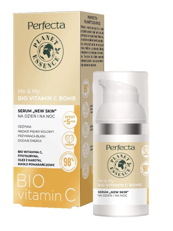 Perfecta Me & My Bio Vitamin-C Bomb serum z witaminą C do twarzy na dzień i na noc New Skin 30ml