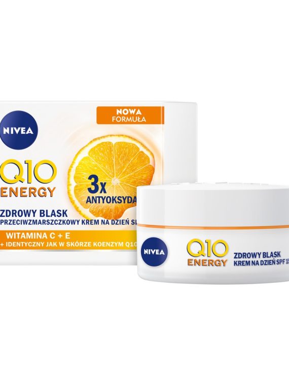 Nivea Q10 Plus C Odmłodzona + Pełna Energii Cera przeciwzmarszczkowy krem na dzień SPF15 50ml