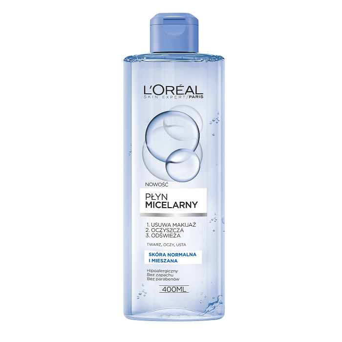 L'Oreal Paris Skin Expert płyn micelarny skóra normalna i mieszana 400ml