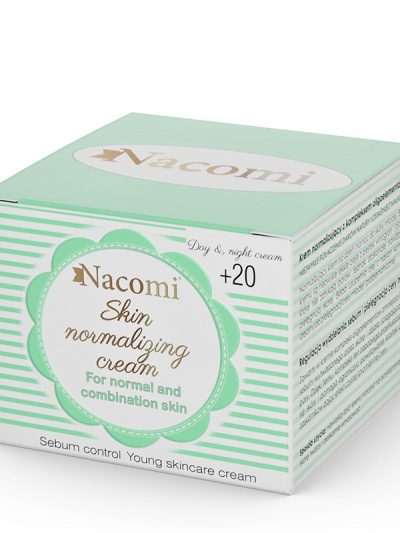 Nacomi Skin Normalizing Cream krem normalizujacy 20+ na dzień i na noc 50ml