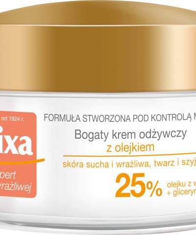 MIXA Bogaty krem odżywczy z olejkiem do skóry wrażliwej i suchej 50ml