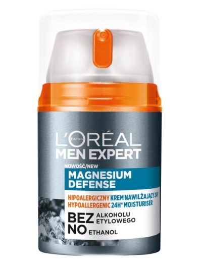 L'Oreal Paris Men Expert Magnesium Defense hipoalergiczny krem nawilżający 50ml