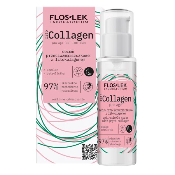 Floslek fitoCollagen Pro Age serum przeciwzmarszczkowe z fitokolagenem 30ml