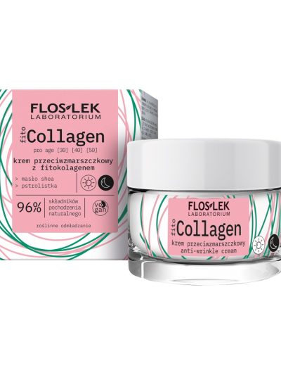 Floslek fitoCollagen Pro Age krem przeciwzmarszczkowy z fitokolagenem na dzień i na noc 50ml