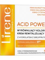 Lirene Acid Power rewitalizujący krem wyrównujący koloryt z hydrolatem z grejpfruta 50ml