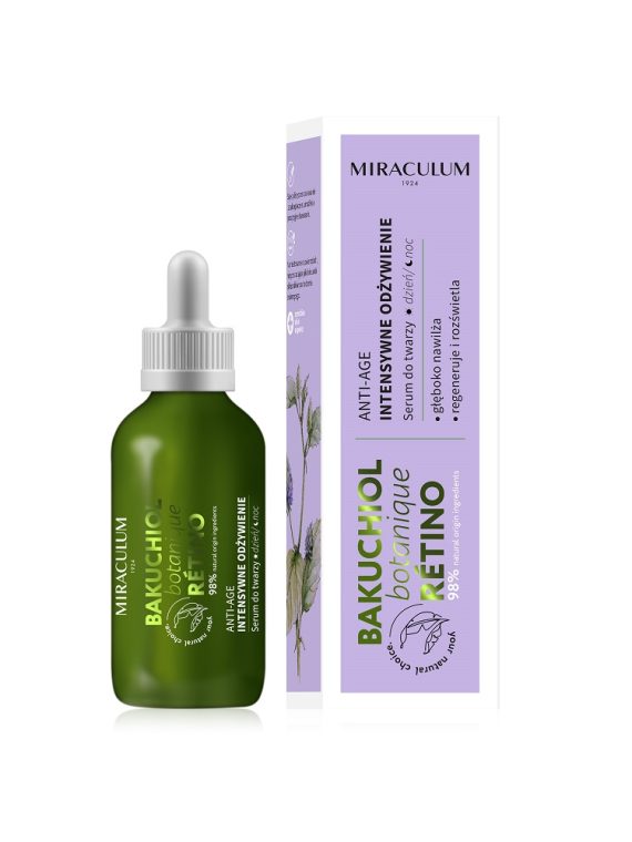 Miraculum Bakuchiol Anti-Age intensywnie odżywiające serum do twarzy 30ml