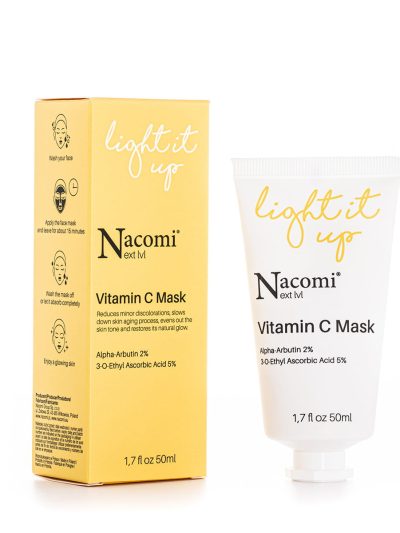 Nacomi Next Level Vitamin C Mask rozjaśniająca maska z witaminą C 50ml