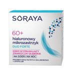 Soraya Hialuronowy Mikrozastrzyk Duo Forte 60+ krem wypełniający zmarszczki głębokie na dzień i na noc 50ml