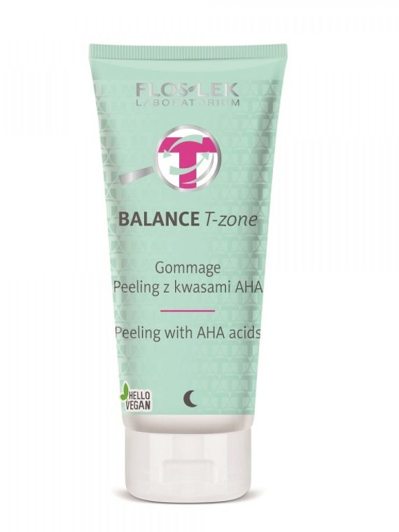 Floslek Balance T-Zone Gommage peeling z kwasami AHA 125ml