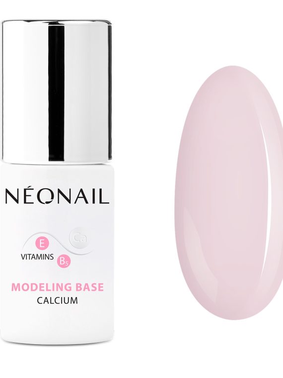 NeoNail Modeling Base Calcium baza hybrydowa Basic Pink 7.2ml