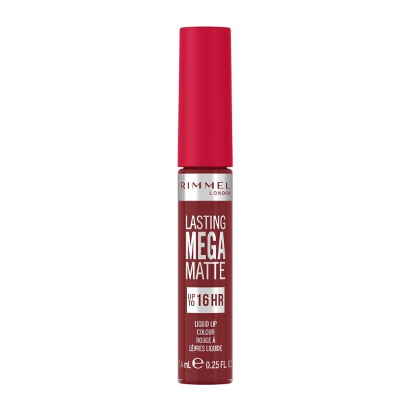 Rimmel Lasting Mega Matte długotrwała matowa pomadka w płynie do ust 930 Ruby Passion 7.4ml