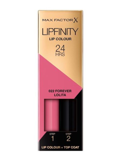 Max Factor Lipfinity Lip Colour dwufazowa pomadka w płynie o długotrwałym efekcie 022 Forever Lolita