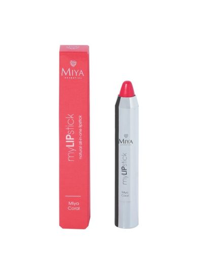 Miya Cosmetics myLIPstick naturalna pielęgnacyjna szminka all-in-one Coral 2.5g