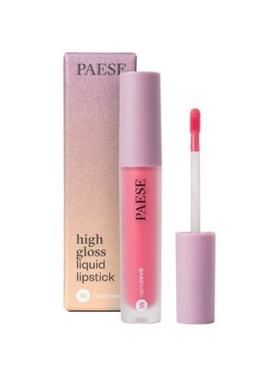 Paese Nanorevit High Gloss Liquid Lipstick pomadka w płynie do ust 55 Fresh Pink 4.5ml