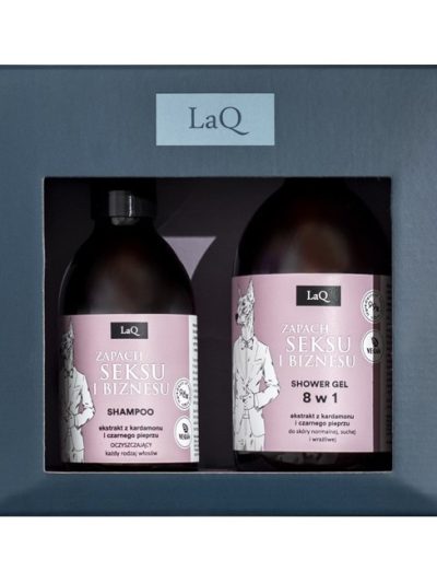LaQ Doberman zestaw żel pod prysznic 500ml + szampon do włosów 300ml