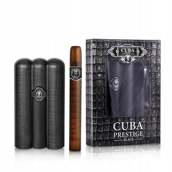Cuba Original Cuba Prestige Black zestaw woda toaletowa 90ml + woda toaletowa 35ml