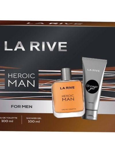 La Rive Heroic Man zestaw woda toaletowa spray 100ml + żel pod prysznic 100ml
