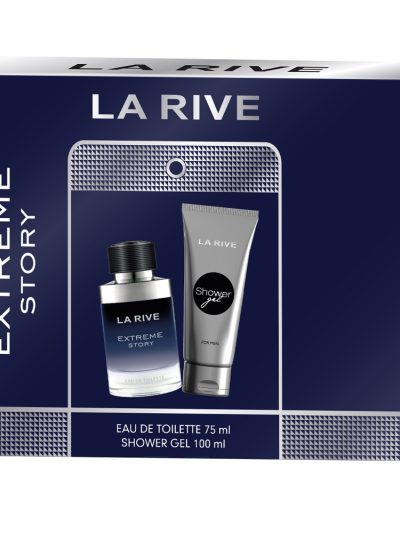 La Rive Extreme Story zestaw woda toaletowa spray 75ml + żel pod prysznic 100ml