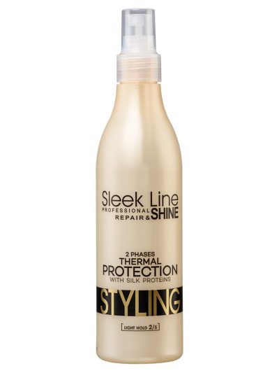 Stapiz Sleek Line Styling 2 Phases Thermal Protection dwufazowy płyn z jedwabiem do prostowania włosów 300ml