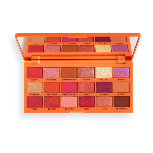 Makeup Revolution I Heart Revolution Tasty Eyeshadow Palette paleta cieni do powiek Peach 22g