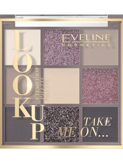 Eveline Cosmetics Look Up paleta 9 cieni do powiek Take Me On 10.8g