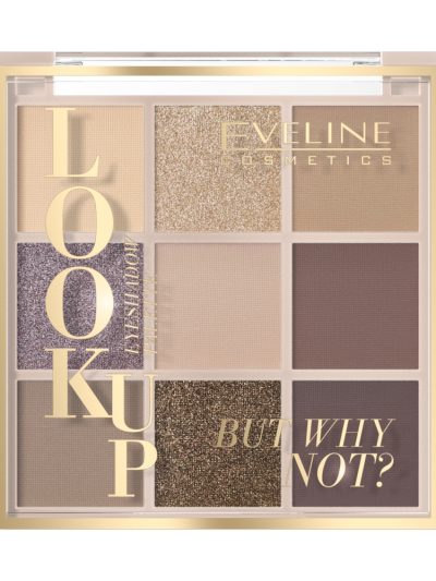 Eveline Cosmetics Look Up paleta 9 cieni do powiek But Why Not 10.8g