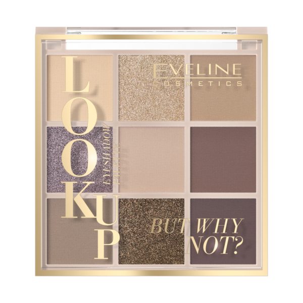 Eveline Cosmetics Look Up paleta 9 cieni do powiek But Why Not 10.8g