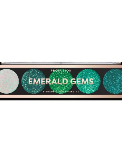 Profusion Emerald Gems Eyeshadow Palette paleta 5 cieni do powiek