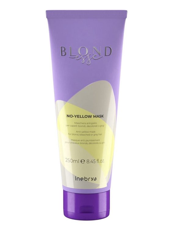 Inebrya Blondesse No-Yellow Mask maska do włosów blond rozjaśnianych i siwych 250ml