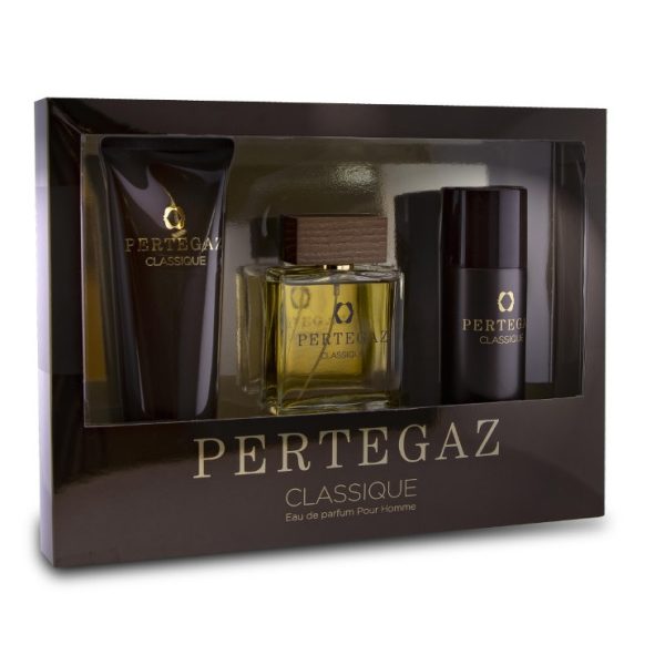 Saphir Pertegaz Classique Pour Homme zestaw woda perfumowana 100ml + żel pod prysznic 230ml + dezodorant 150ml