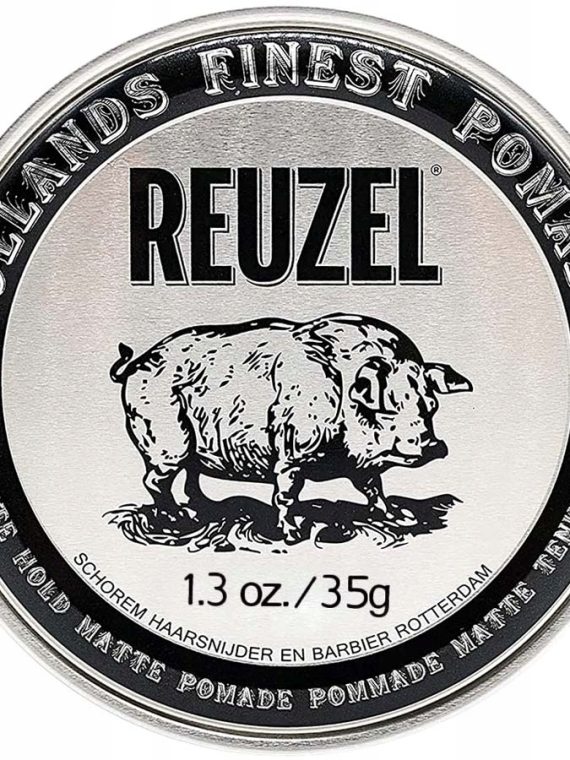 Reuzel Hollands Finest Pomade Concrete Hold Matte matująca pomada do włosów na bazie wody 35g