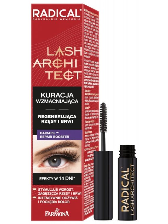 Farmona Radical Lash Architect kuracja wzmacniająca regenerująca rzęsy i brwi 5ml