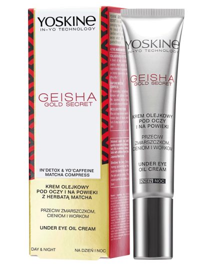 Yoskine Geisha Gold Secret olejkowy krem pod oczy 15ml
